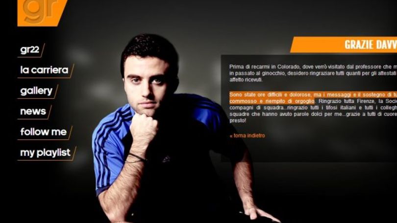Rossi: «Grazie di cuore per messaggi ed affetto»