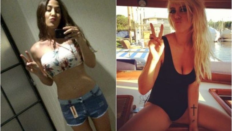 Jimena e Wanda a Torino, l'altro derby d'Italia