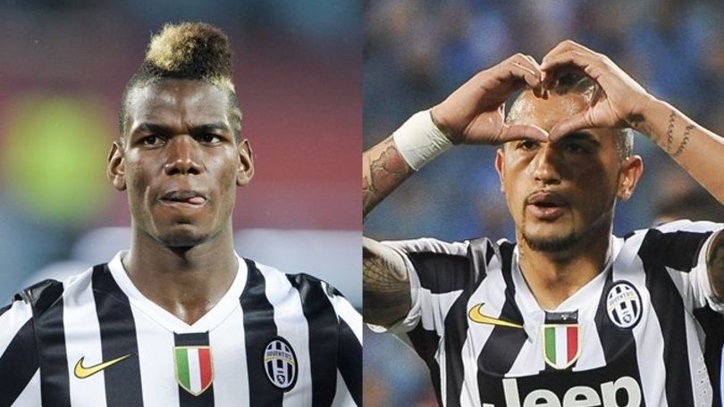 Pogba e Vidal, voglia di riscatto contro i viola