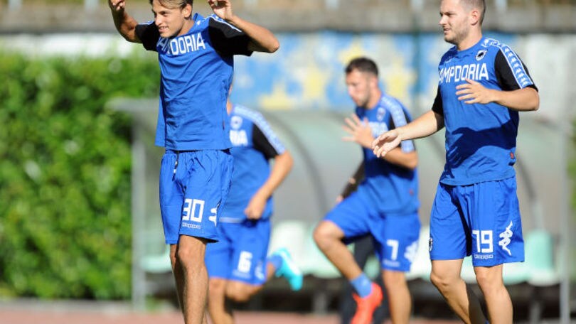 Samp, Fornasier-Gabbiadini si allenano con il gruppo