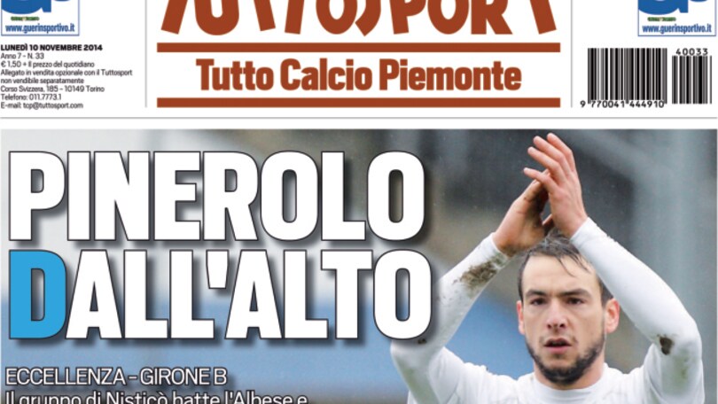 Tutto Calcio Piemonte, riflettori sul Pinerolo