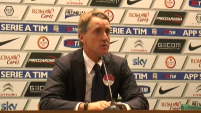 Mancini: "L'espulsione? Non voglio neanche commentarla.."