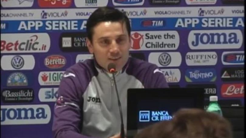 Montella: "Juve quasi imbattibile, serve una Viola al 101%"