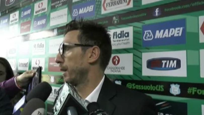 Di Francesco: "Dobbiamo confermarci come atteggiamento"