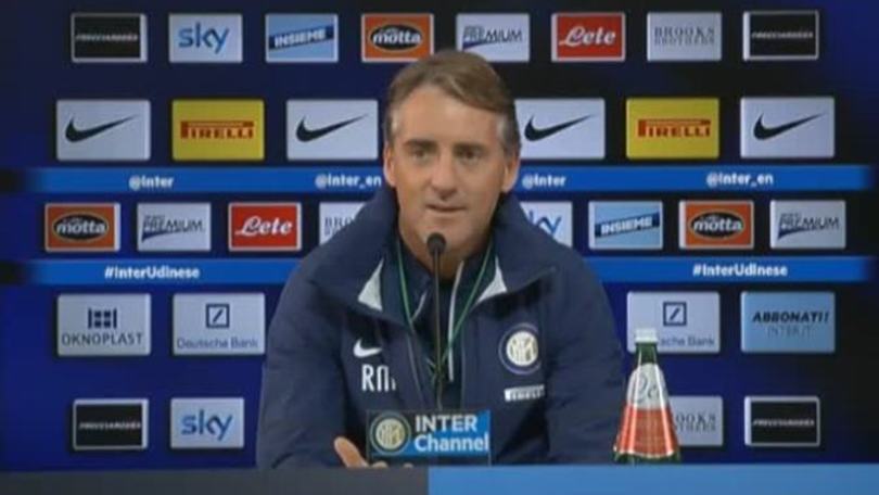 Mancini: "Contro l'Udinese giocher Icardi"