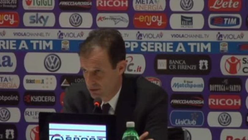 Allegri: "Non sempre possiamo vincere"