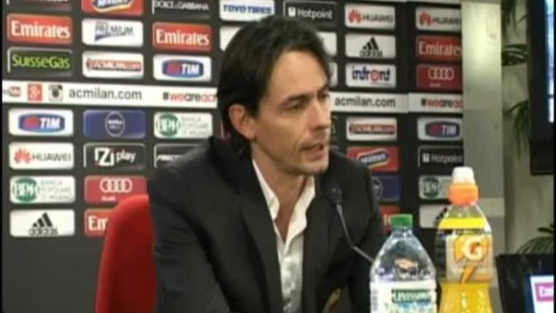 Inzaghi: "Dopo Genova mi sono arrabbiato, ora vogliamo il riscatto"