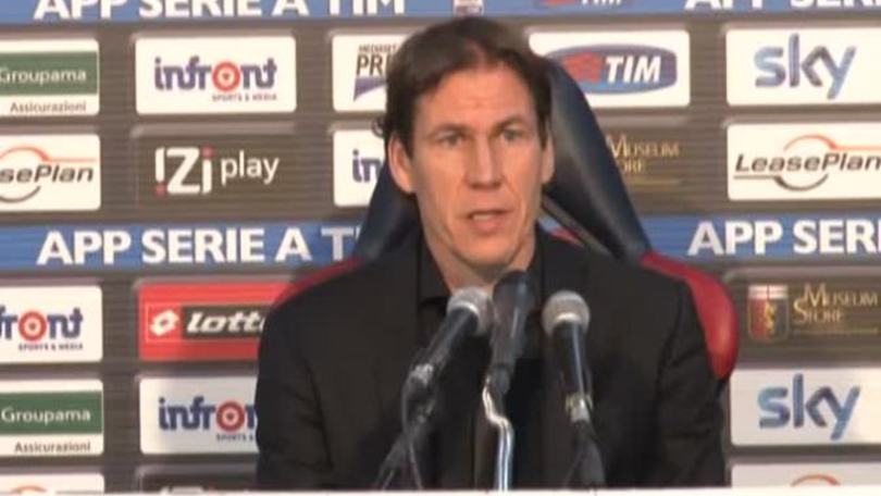 Garcia: "L'espulsione di Perin? Senza magari finiva 1-0 con gol di Ljajic..."