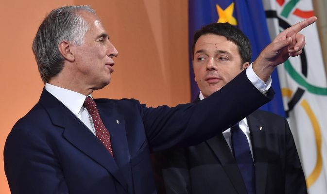 Malagò e Renzi hanno annunciato la candidatura di Roma per le Olimpiadi del 2024. Siete favorevoli o contrari?