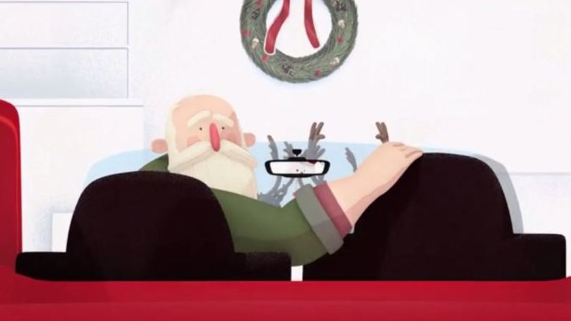 Babbo Natale dà 'dentro' la slitta e passa a Honda