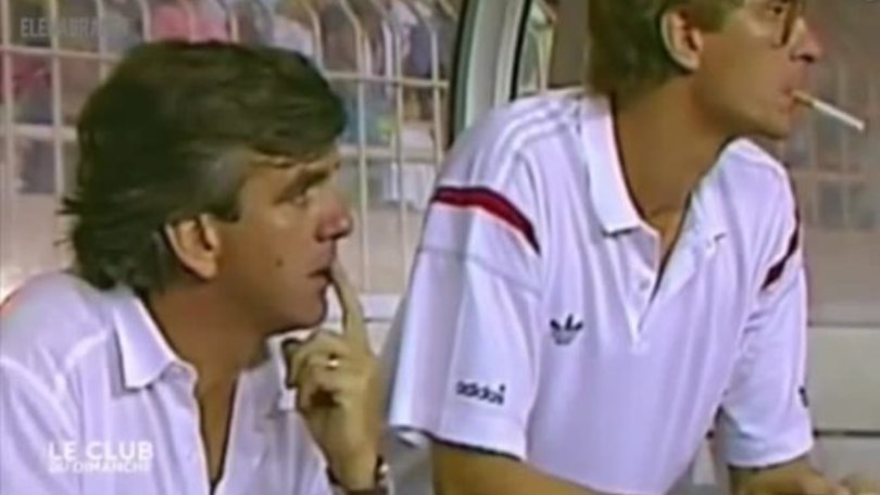 Quando Wenger fumava e si arrabbiava in panchina