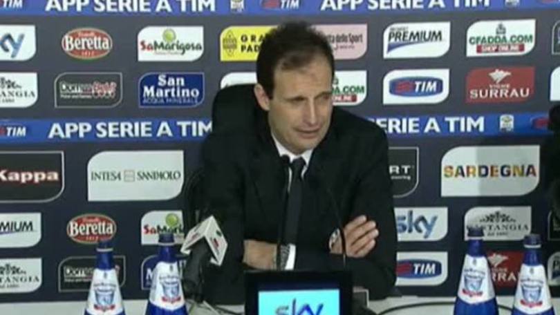 Allegri: "La mossa di Zeman? Giusto, affrontava la Juventus"