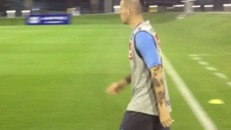 Supercoppa, primo allenamento a Doha per il Napoli