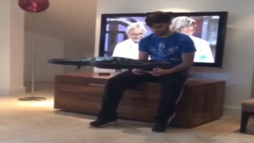 Un drone in regalo a Suso, il cane non la prende bene