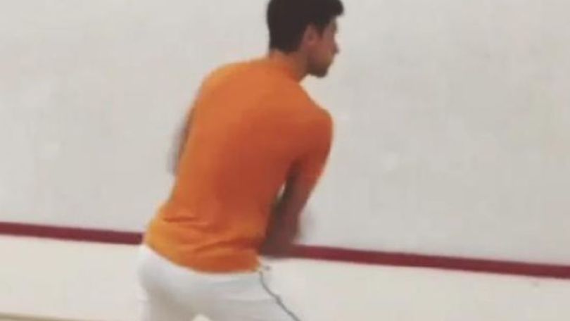 Djokovic, un allenamento durissimo...