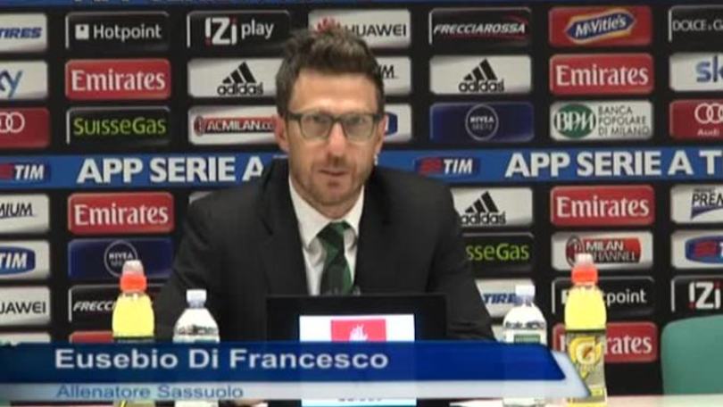 Di Francesco: "L'ultima volta a San Siro ho preso 7 schiaffi, adesso voglio godermela"