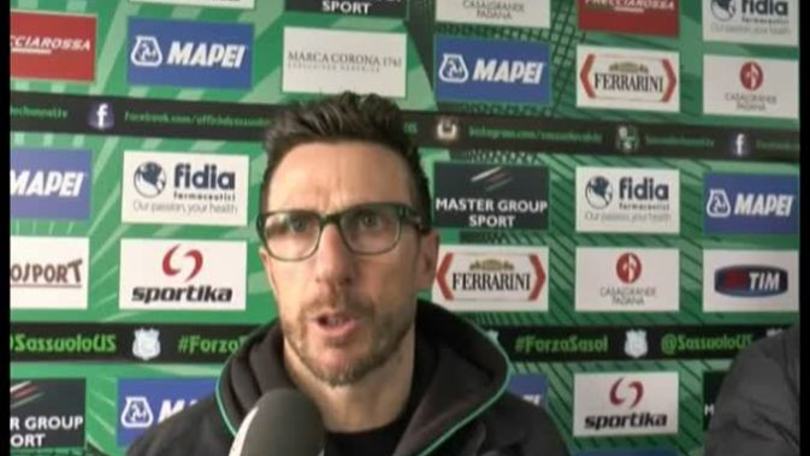 Di Francesco: "Bene in Coppa, faremo una grande gara"