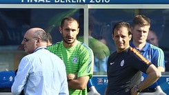 La Juve si allena all'Olympiastadion. C'è il Barça nel mirino!