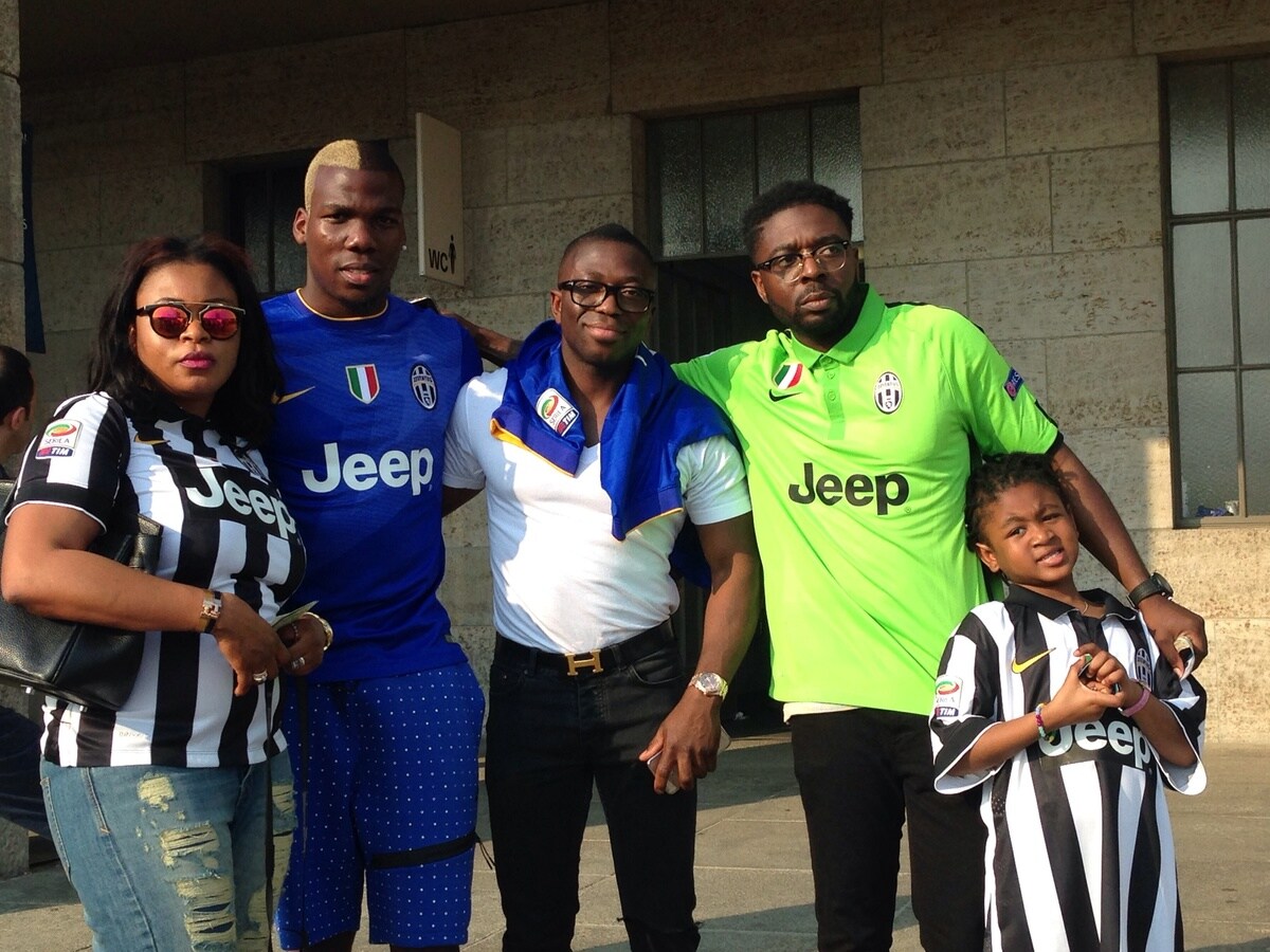 Ecco la Pogba's family: «Vince la Juve 2-1!»