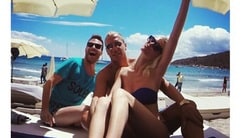 Maxi Lopez, vacanze hot con Daniela a Ibiza