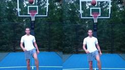 Bale, che spettacolo: il canestro è incredibile!