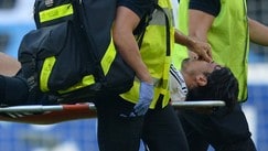 Khedira ko, fuori in barella a Marsiglia