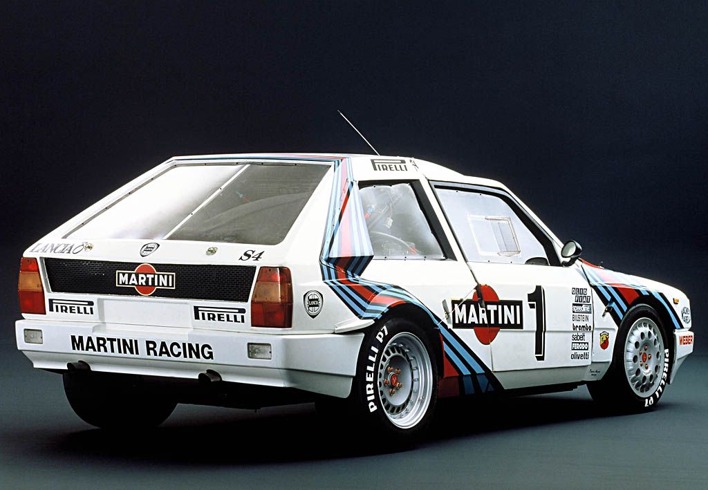 Anni ' 80 * Pubblicità Originale Tissot, Lancia Delta S4 Martini Racing Corni Anni ' 80 * Pubblicità Originale Tissot, Lancia Delta S4 Martini Racing Corni