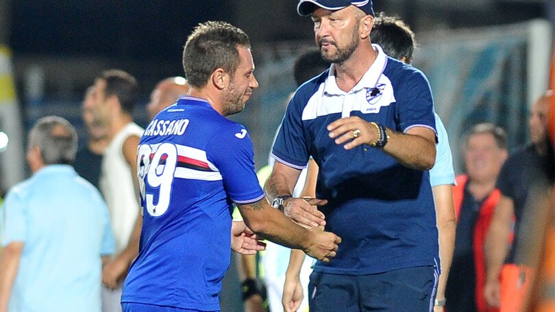 Cassano, esordio con la Samp
