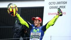 MotoGP Silverstone, le immagini del trionfo di Rossi