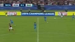 Florenzi, gol da centrocampo contro il Barcellona