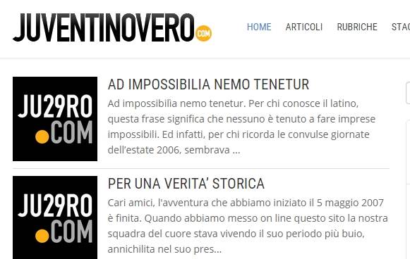Calciopoli: Ju29ro si ferma, la controinformazione resiste