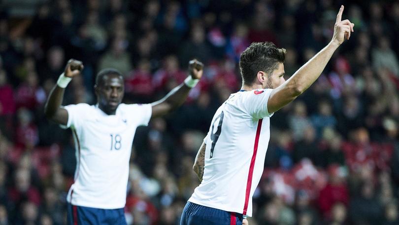 Francia, blitz in Danimarca: doppietta di Giroud