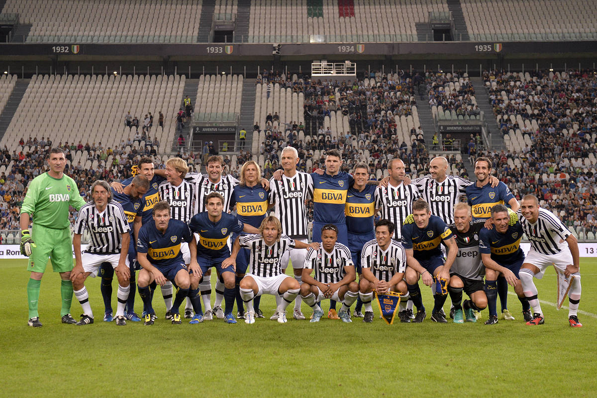 Boca Juniors-Juventus, le leggende in campo per beneficenza