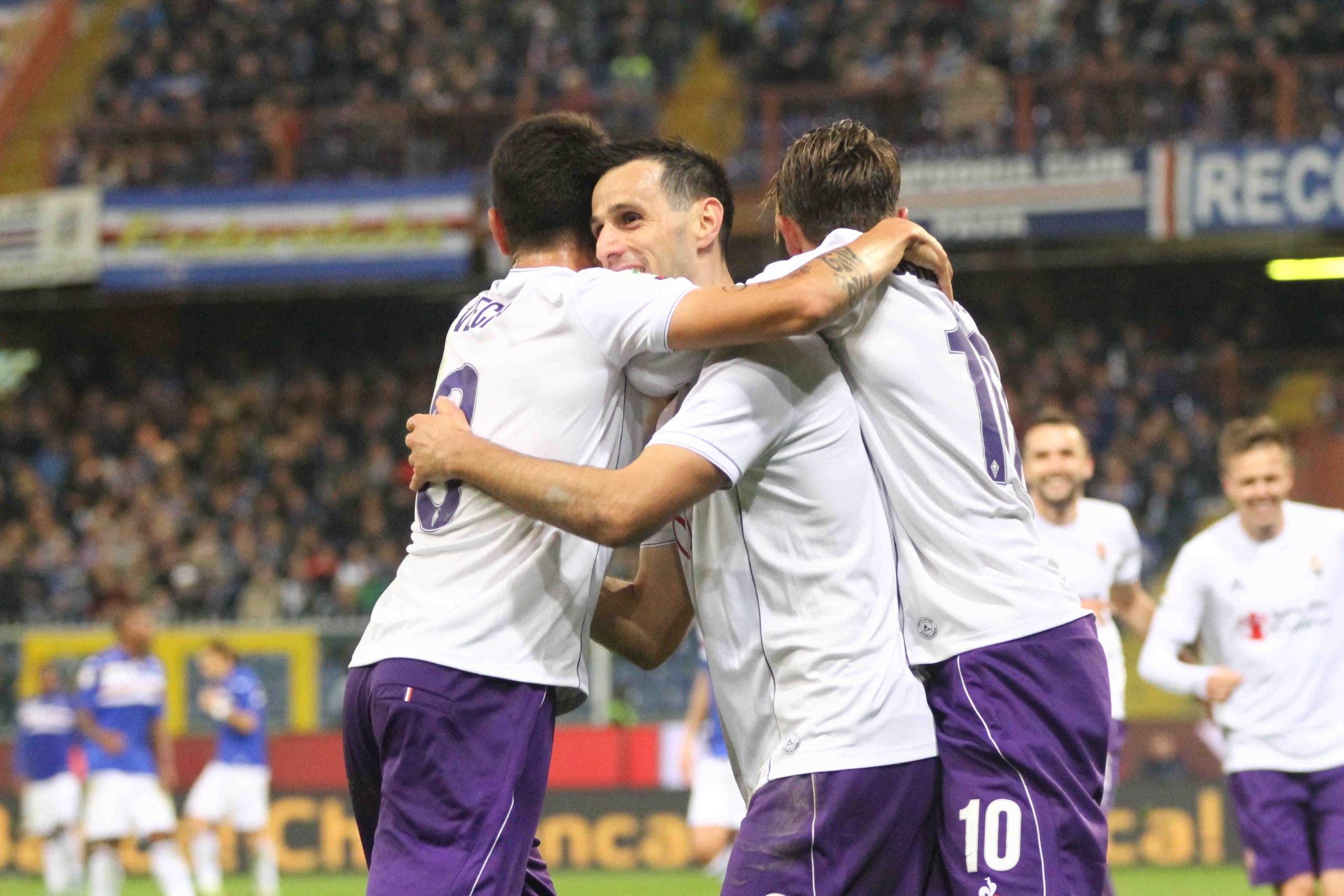 Serie A, Sampdoria-Fiorentina 0-2: viola capolista con Ilicic e Kalinic