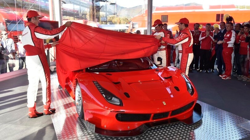 Ferrari 488 GTE, svelata al Mugello
