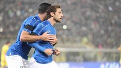 Italia-Romania 2-2, segna Marchisio su rigore