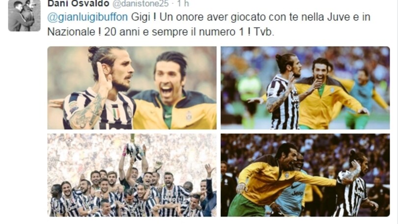 Buffon, 20 anni da numero uno: ecco gli auguri dei colleghi