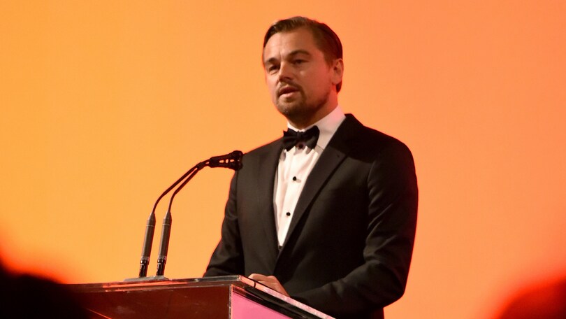 Leonardo DiCaprio in Giorgio Armani