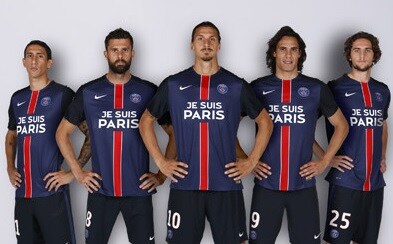Terrorismo: Psg con "Je suis Paris" sulle maglie senza sponsor