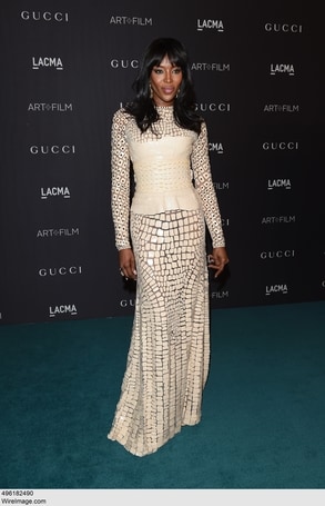 Naomi Campbell in Givenchy Haute Couture by Riccardo Tisci