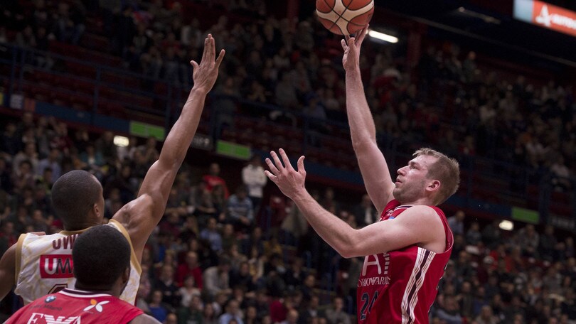 Basket, Eurolega: Milano, quota in salita a 2,15