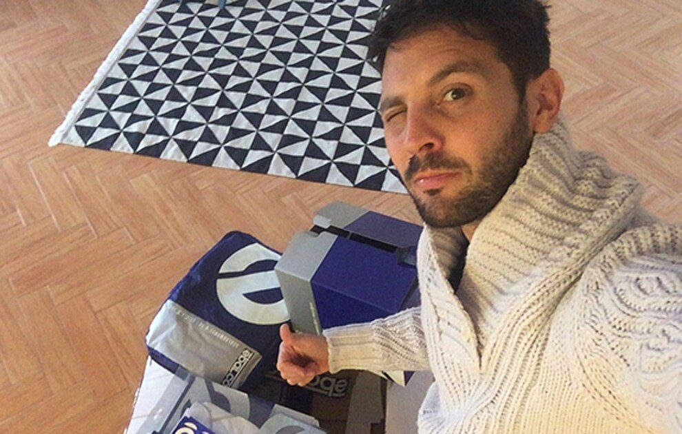 Michel Fabrizio debutta sulle quattro ruote