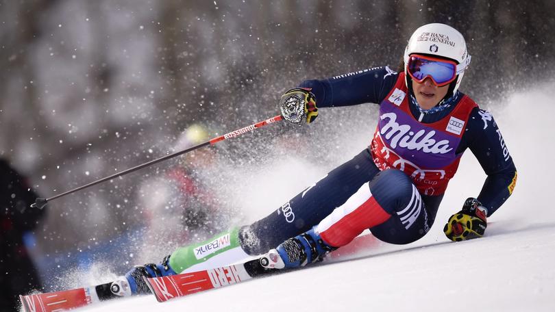 Cdm, gigante Aspen, Brignone terza, sul podio Gut e Brem