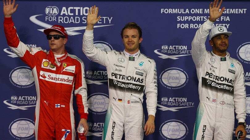 Ad Abu Dhabi ancora pole per Rosberg, Raikkonen terzo