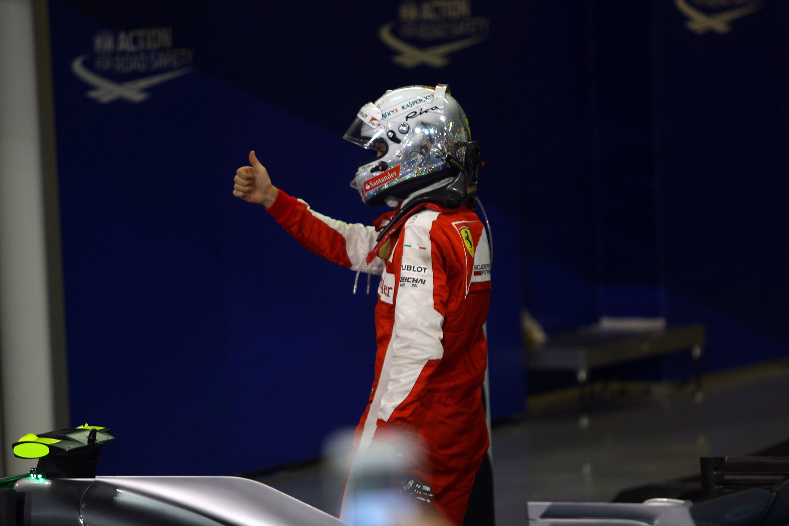 F1 Ferrari, Vettel: «L’anno prossimo competitivi contro la Mercedes»