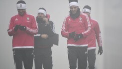 Vinovo, il clima non ferma la Juventus: seduta tra la nebbia