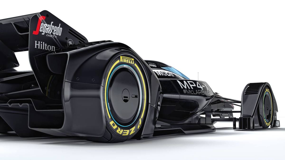 McLaren MP4-X concept, monoposto spaziale