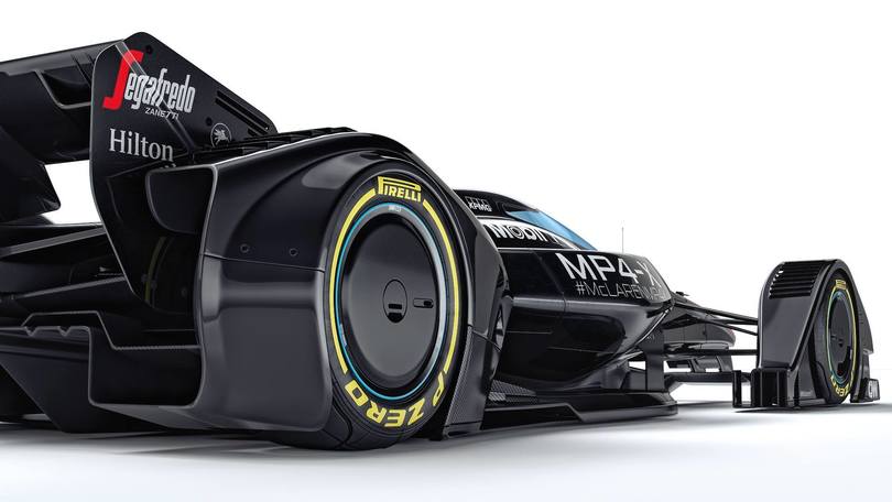McLaren MP4-X concept, monoposto spaziale