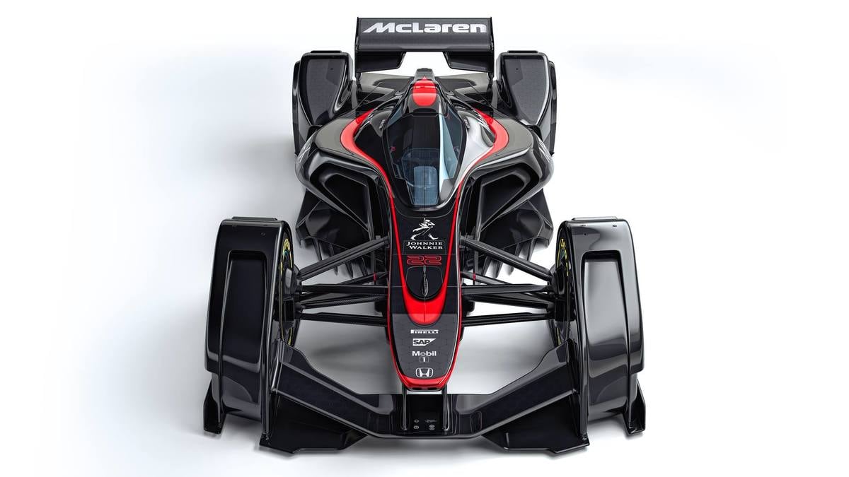 McLaren MP4-X, la monoposto spaziale