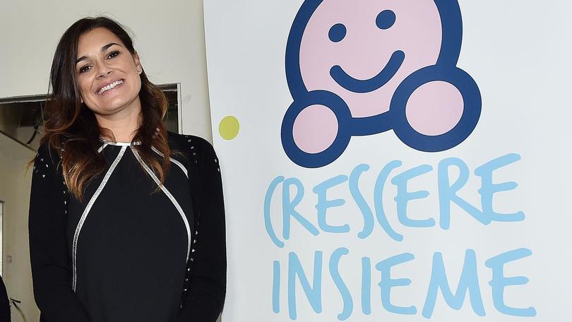 Bellissima Alena Seredova all'evento raccolta fondi Onlus